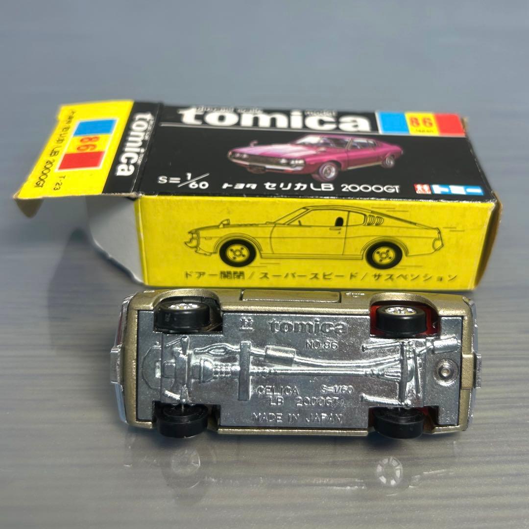 トミカ トヨタセリカLB2000GT 1Eホイール 【黒箱】日本製 No86
