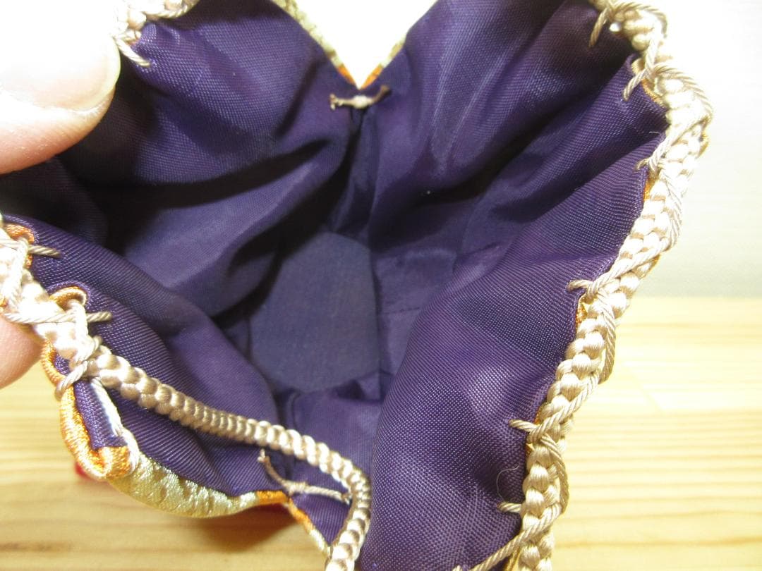 送料込【逢絢亭・新品】茶道具 仕覆 四滴茶入仕覆 正絹 万暦緞子 日本製