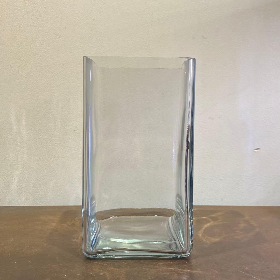 古いガラスのうつわ と 三つ脚金属器 二点セット 古道具