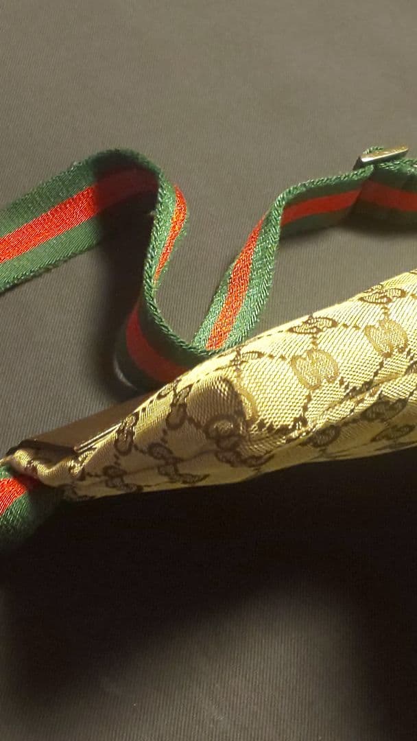 美品　グッチ　CG キャンパス　ウエストポーチ　ボディバッグ※要確認