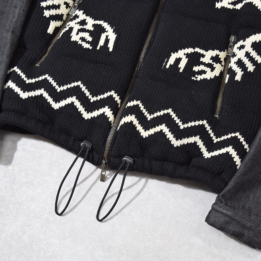 McQ Alexander McQueen カウチン切替え ダウンブルゾン 52