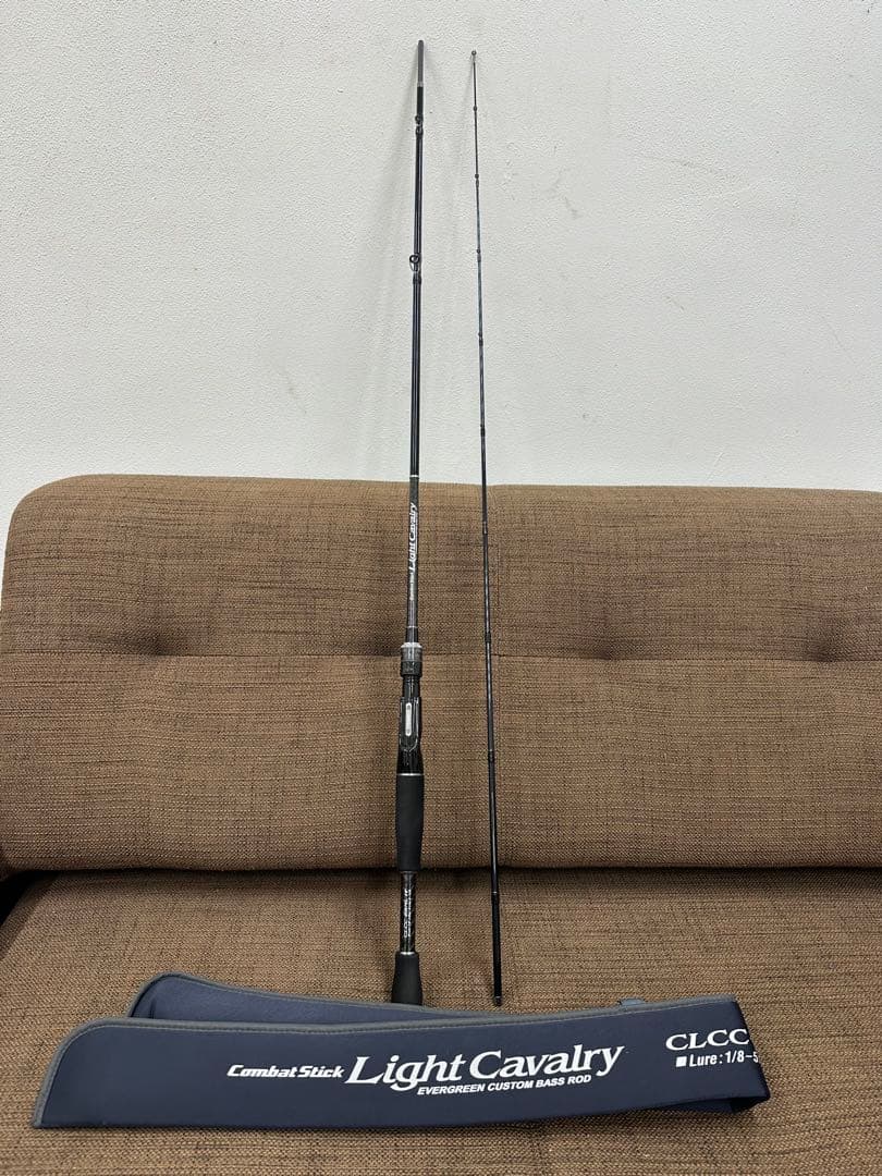 ②【美品】エバーグリーン ライトキャバルリー CLCC-68ML 釣竿