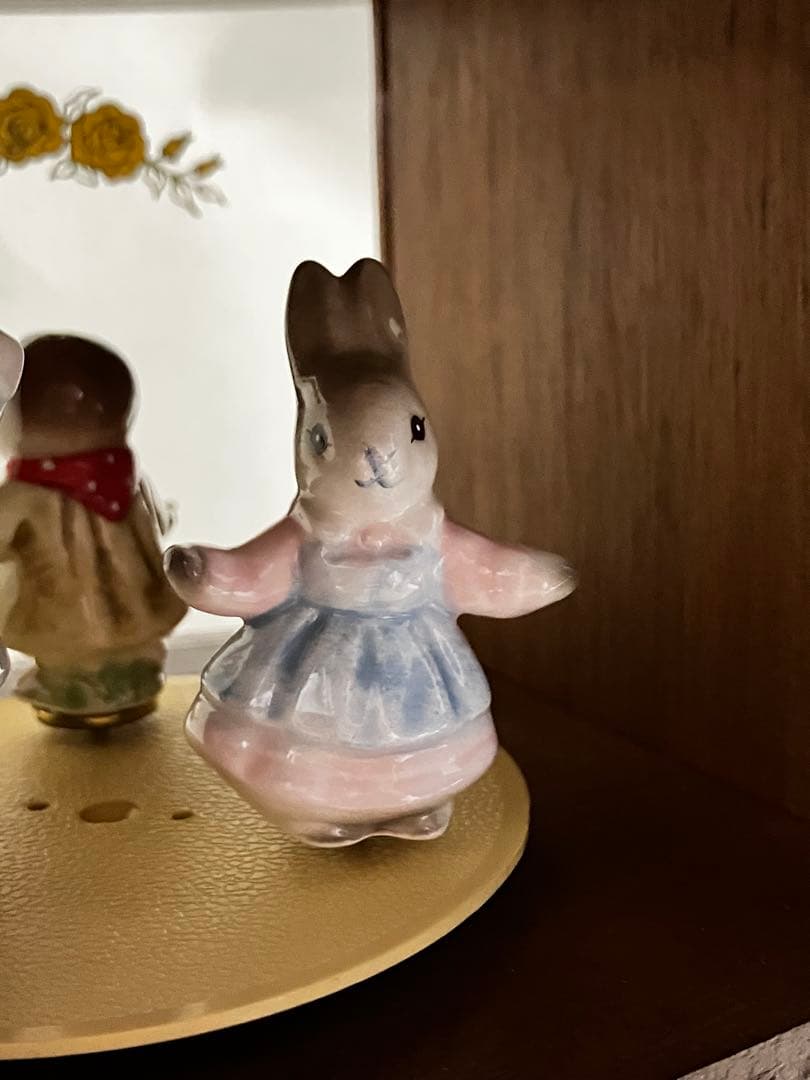 リトルグレイラビット♡オルゴールジュエリーケース♡ライムライト♡テリーのテーマ