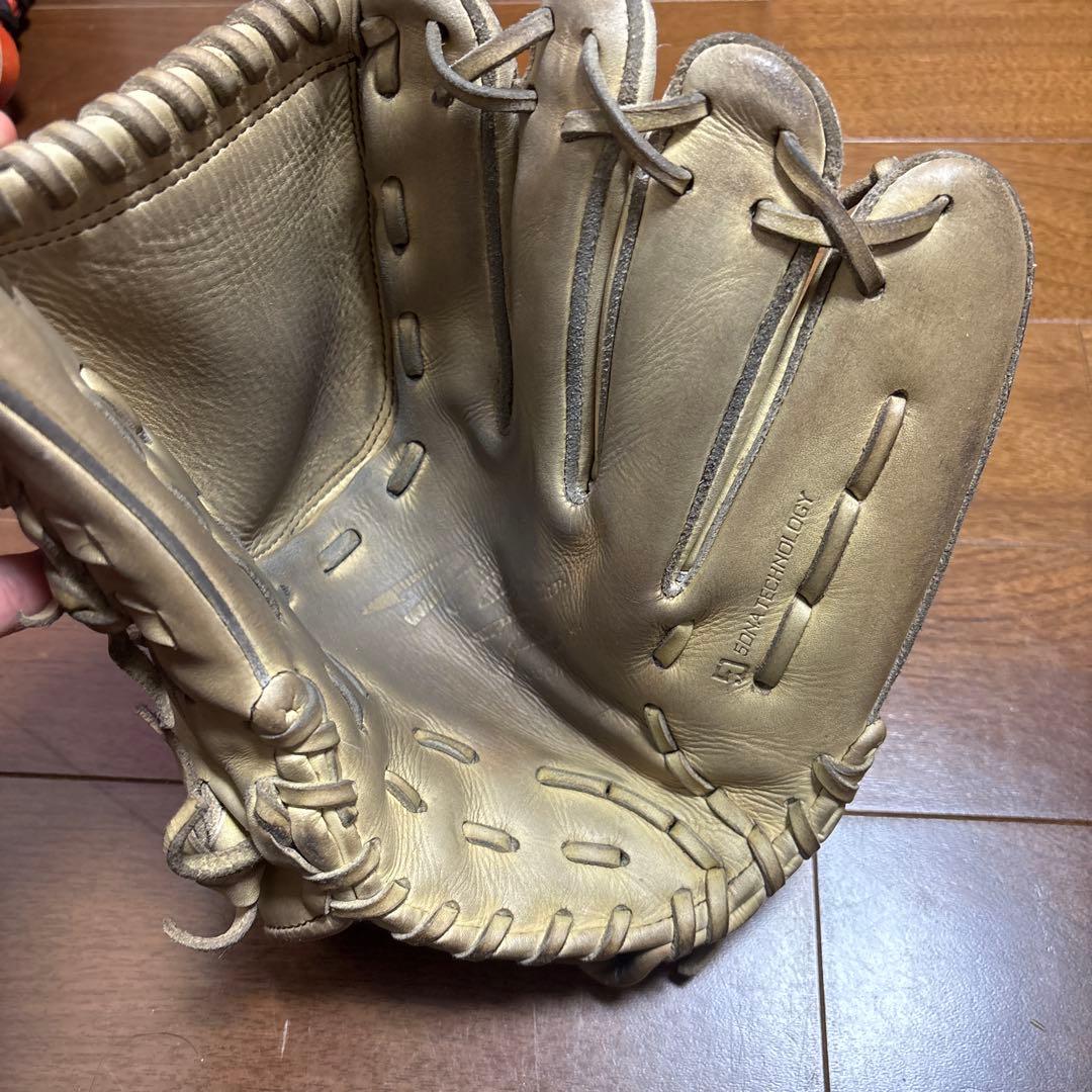 ミズノ 硬式グローブ 右投げ用 キャメル