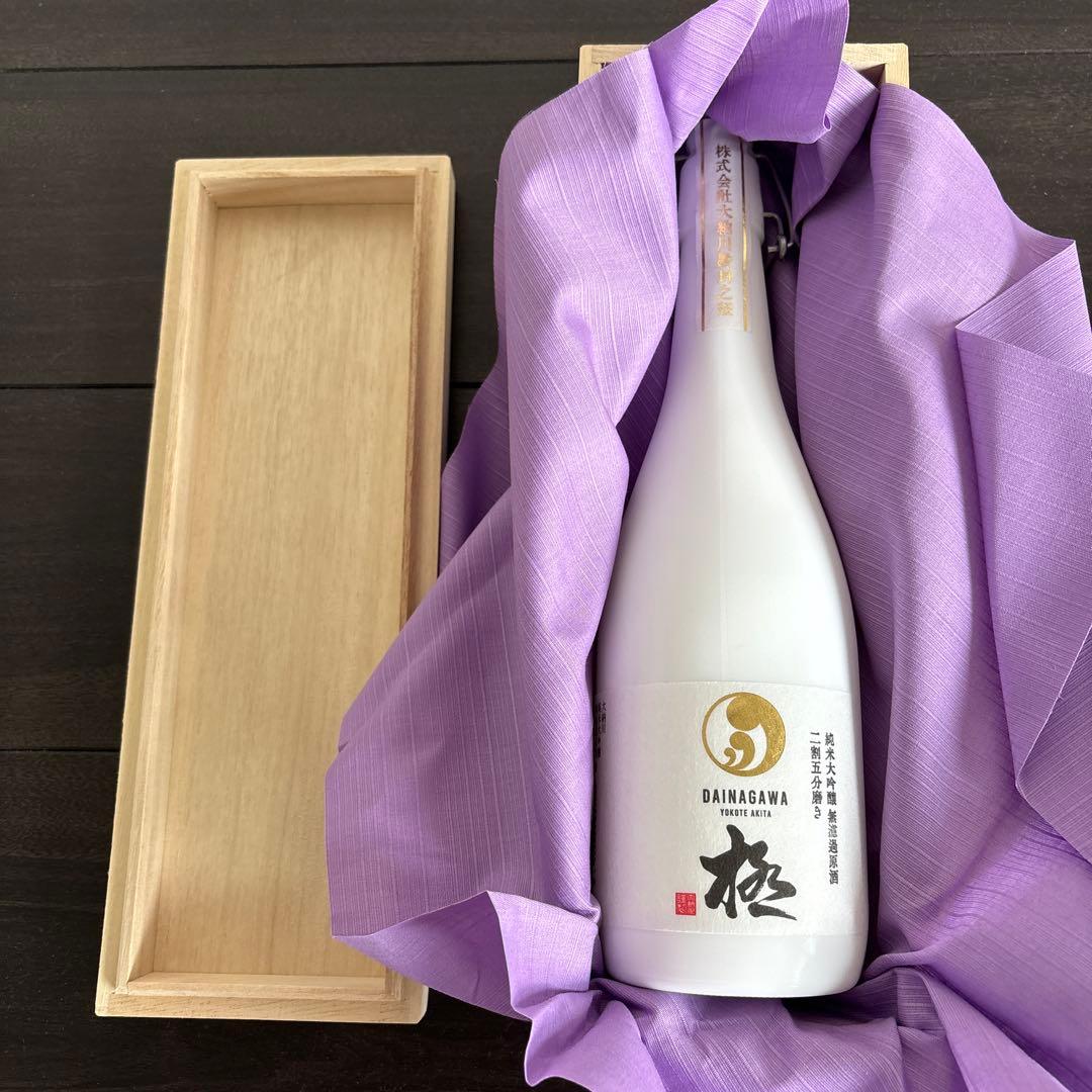 大納川　極　純米大吟醸　日本酒　木箱入り　25年7月製造