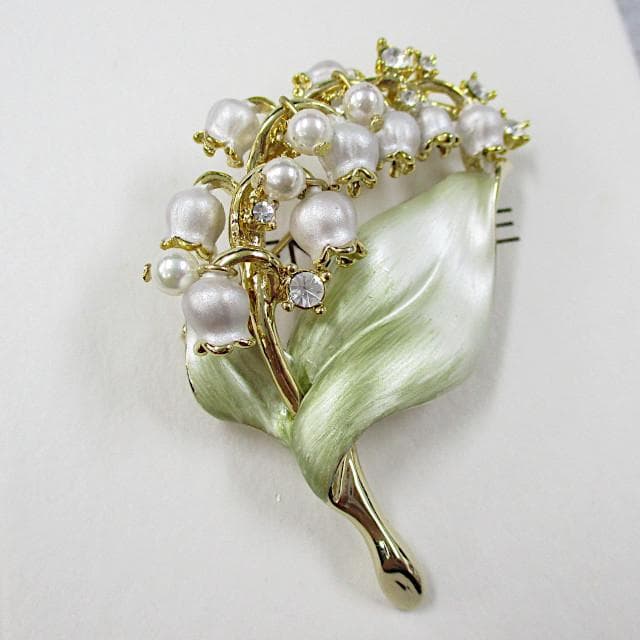 VENDOME BOUTIQUE イヤリング ブローチ セット すずらん 美品