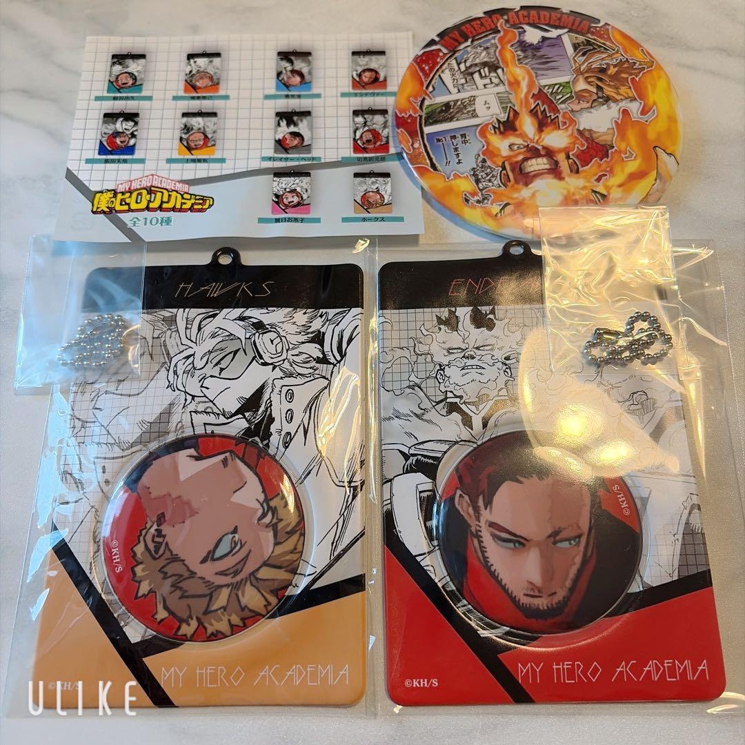 僕のヒーローアカデミア缶バッジ&特製ホルダーコレクション ホークス エンデヴァー