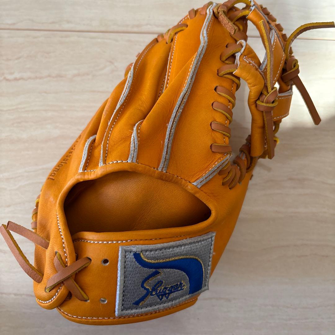 かなり美品　スラッガー当てどりグローブオレンジ