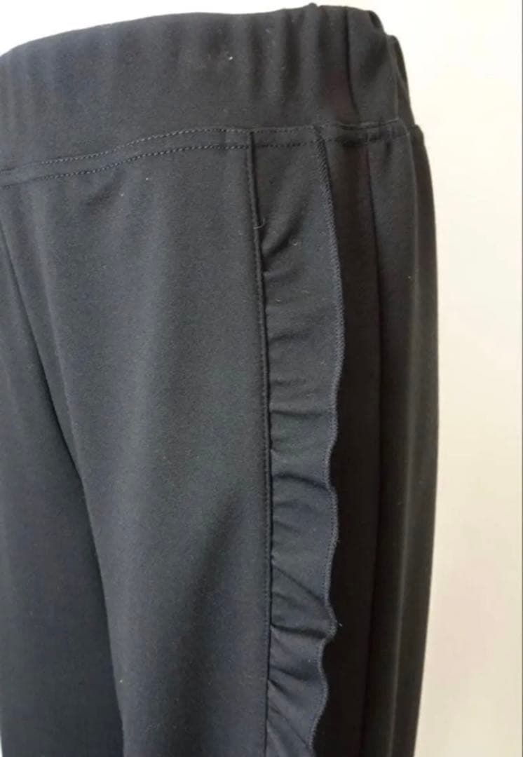 2025AWスーパービューティーフリルデザインポンチ素材パンツ44