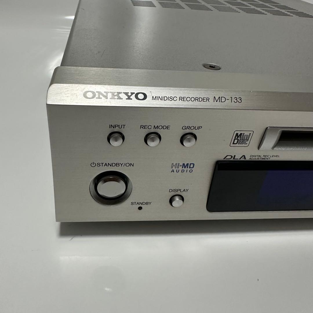 ONKYO MD-133 動作品　HI-MD対応機 MDデッキ MDプレーヤー