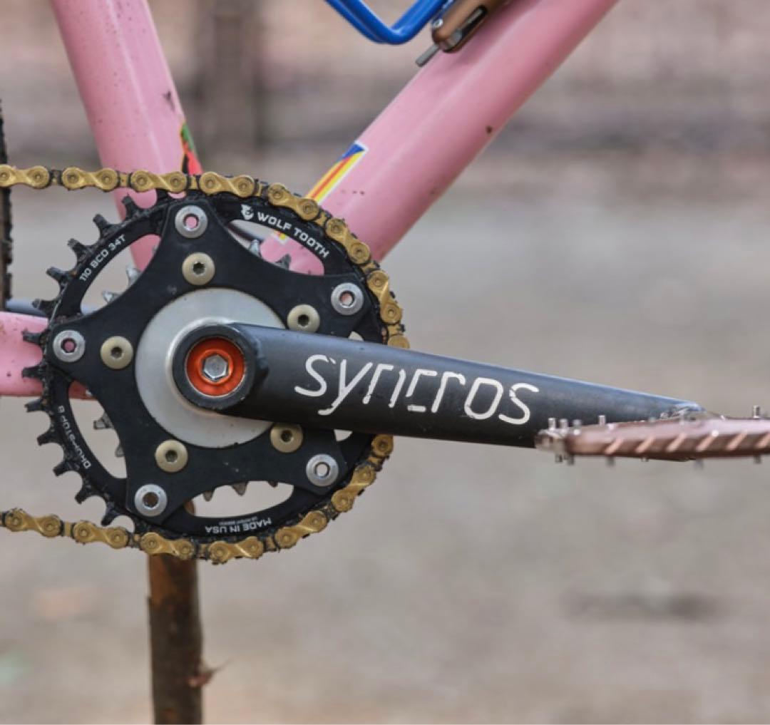 SYNCROS REVOLUTION シンクロス クランク ブルーラグ MTB