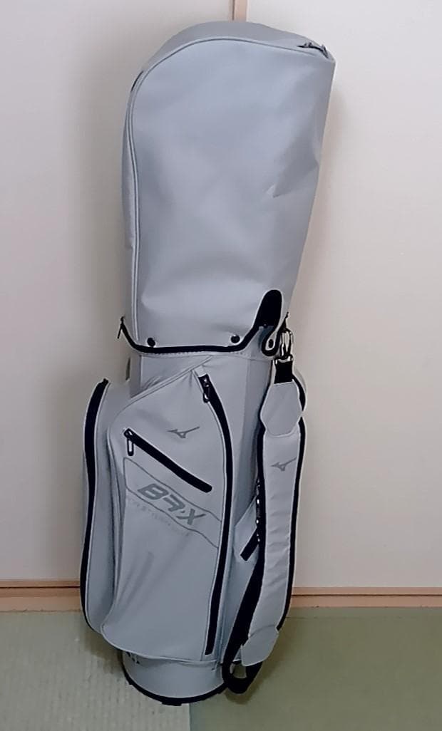MIZUNO BR-X キャディバッグ 9.5インチ5分割 グレー