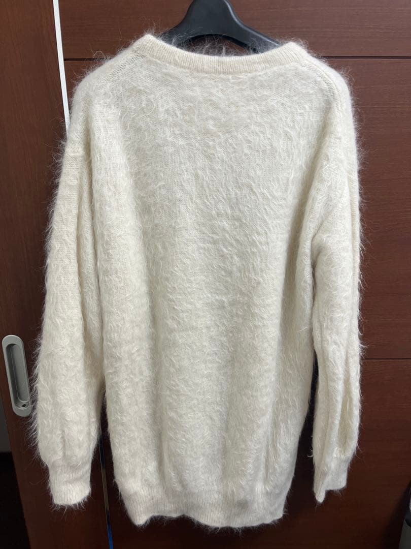 JIL SANDER ホワイトニットセーター　アルパカ ニットプルオーバー