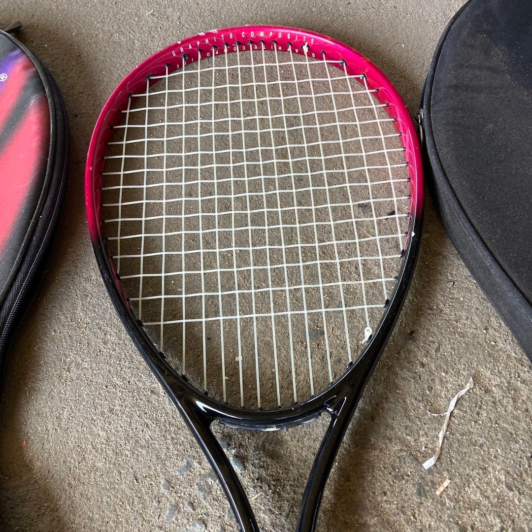 いろんなテニスラケットケースセット8本ジャンク品