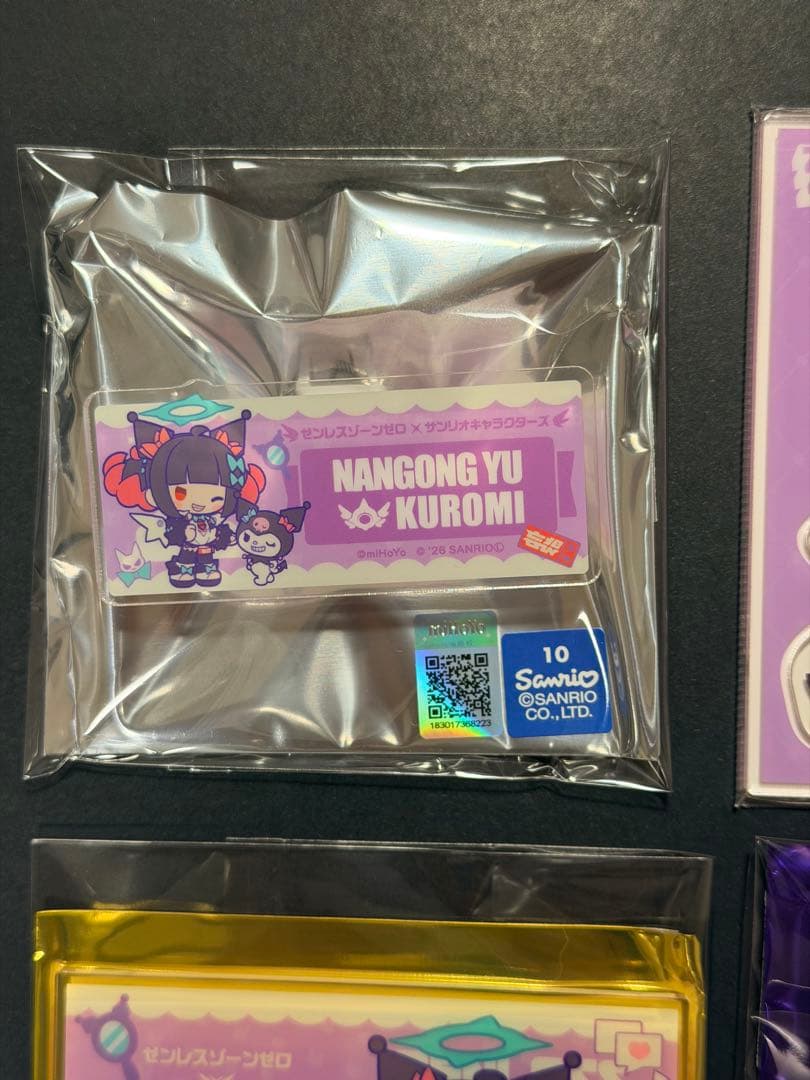 ゼンレスゾーンゼロ　サンリオコラボ　南宮羽　クロミ　缶バッジ　特典 まとめ売り