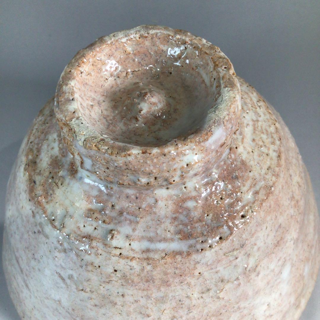 Ｐ７１０　茶碗　『萩焼』『味舌隆司造』『大徳寺　高橋悦道　箱書』　共箱　茶道具