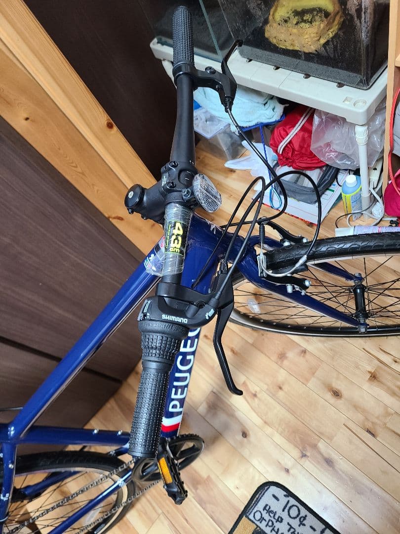プジョー　クロスバイク　T13JP-S　ネイビー　タイヤ700X32C　手渡し