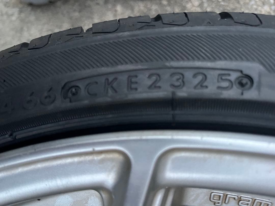 ⭐︎122213⭐︎①2025年製造！215/40R18タイヤアルミセット1本