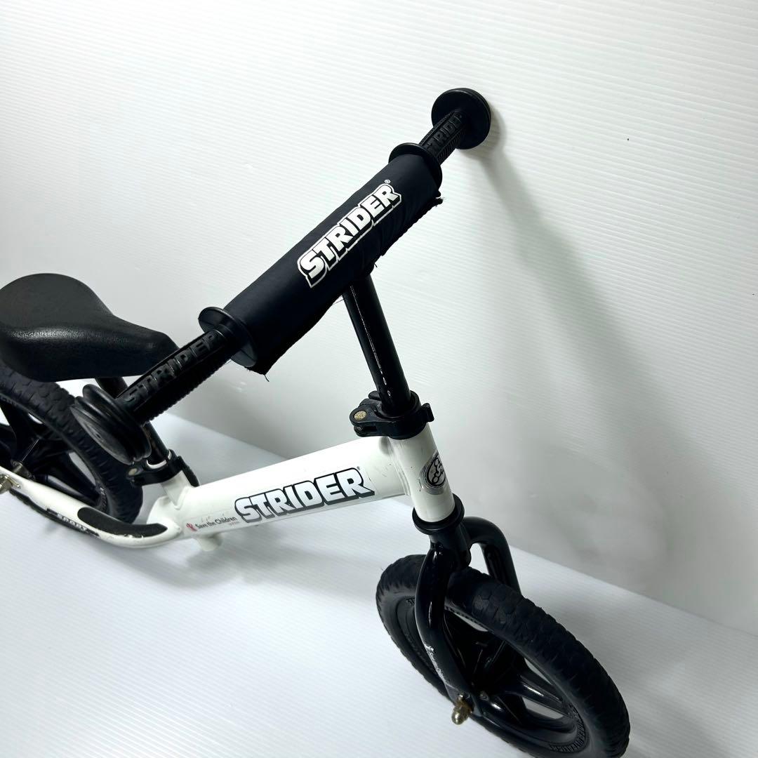 美品☆STRIDER SPORT バランスバイク ペダル無し ホワイト 白
