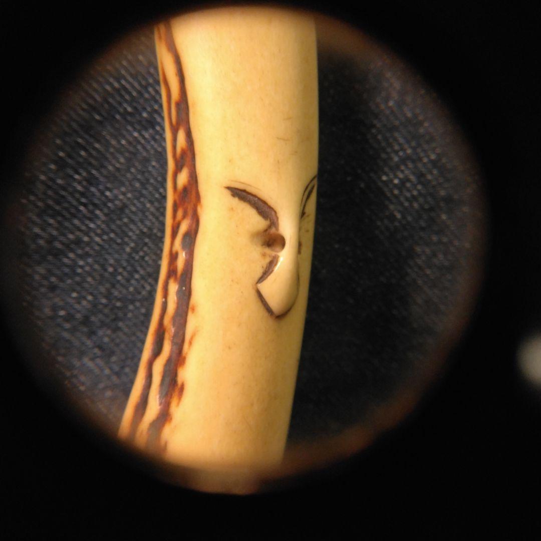 古い　キセル入れ　骨董 鹿の角