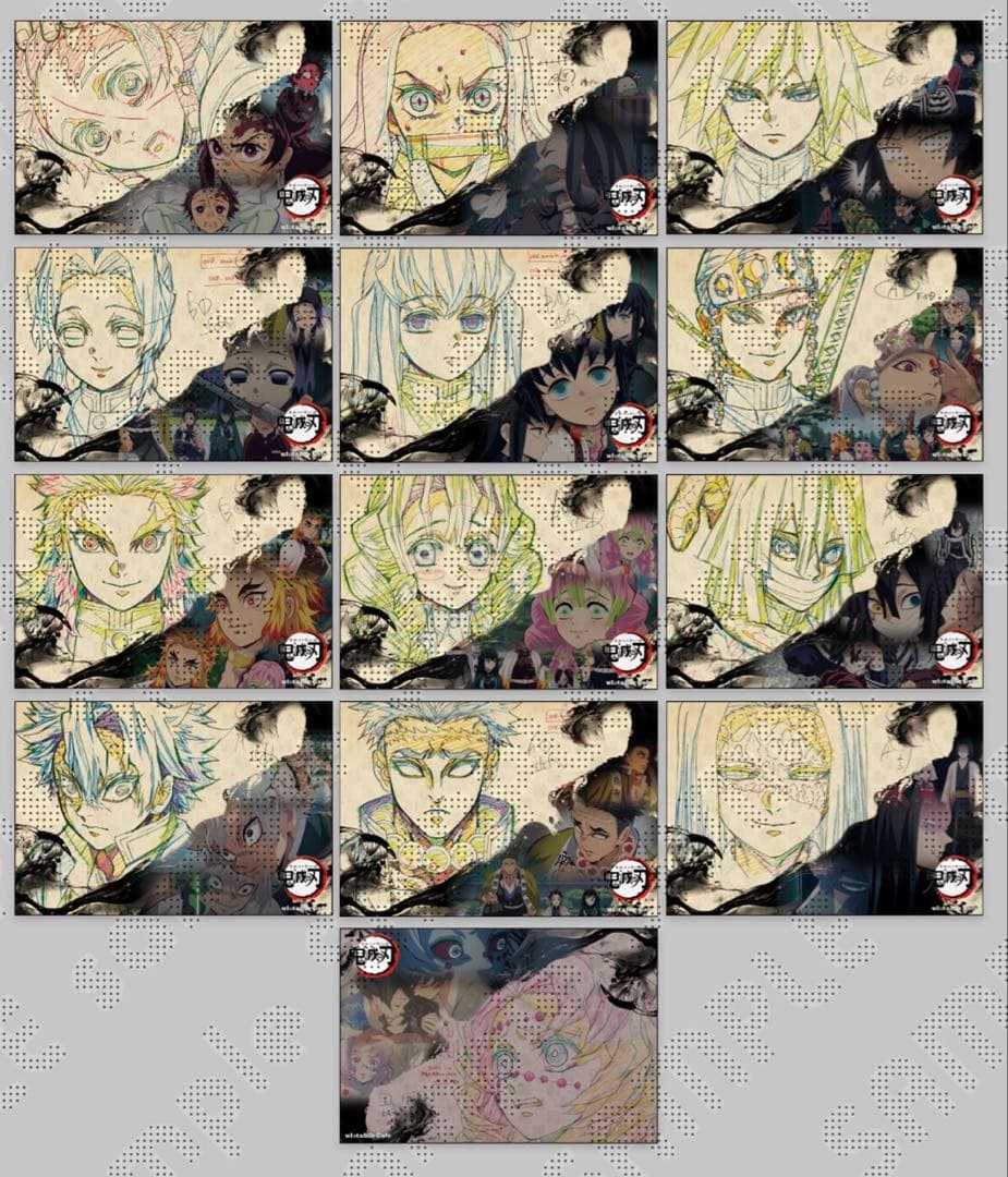 鬼滅の刃　ポストカードセット