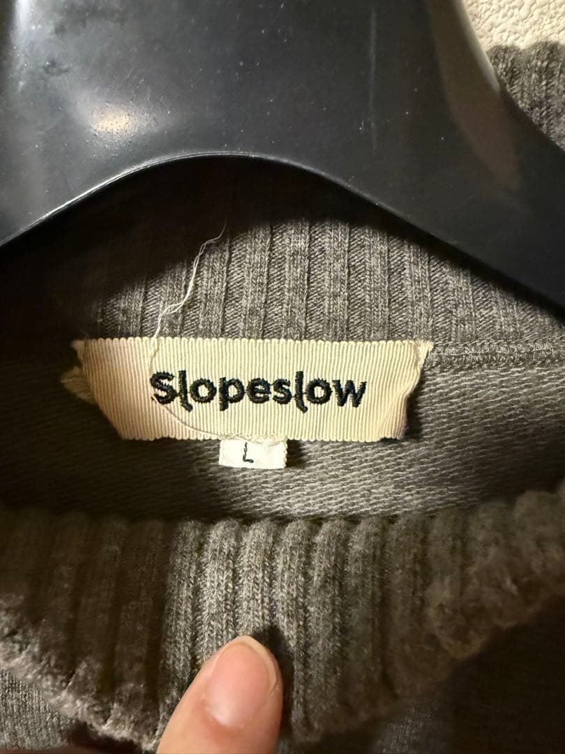 Slopeslow ウールフレンチテリー　スウェット　 L トープ