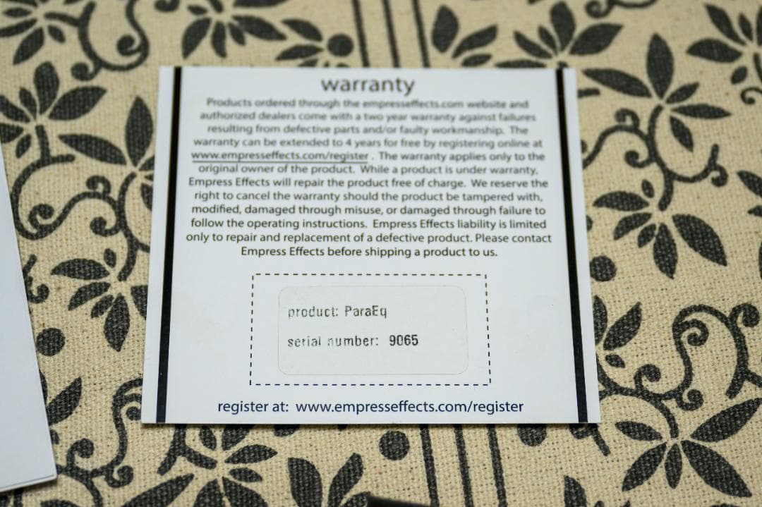 ギター Jan Ray / Flint / El Capistan / ParaEQ