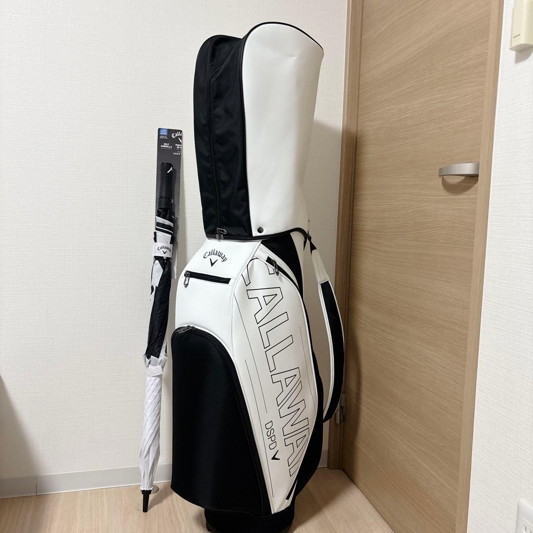 Callaway キャロウェイ　ゴルフバッグ　キャディバック　ゴルフ 傘　セット