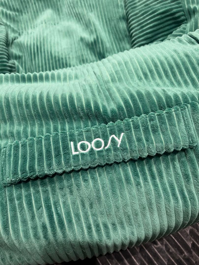 LOOSY HUGME 1人掛けビーズソファ Green 送料込み