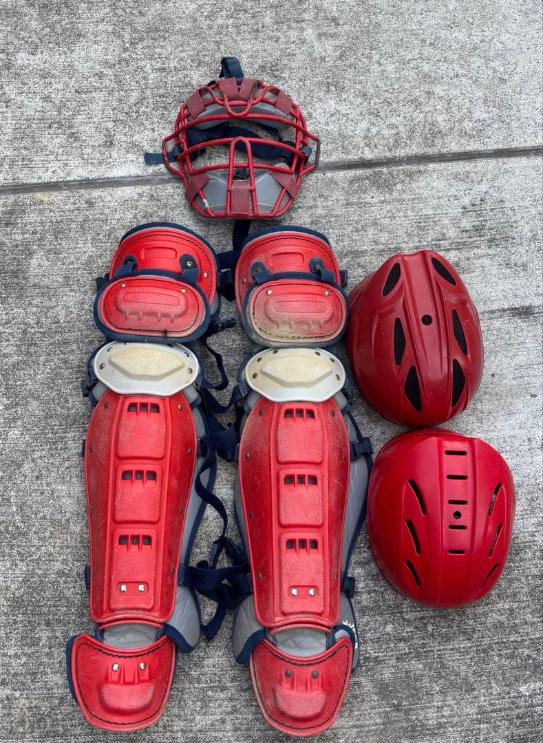 ゼット　キャッチャー防具　一般軟式用