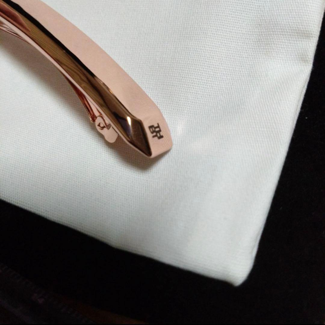 メタルジェム　バレッタ　ローズゴールド　HAIR BAR TOKYO THBT