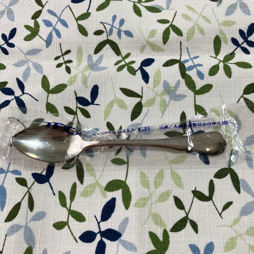 【お値下げしました】TBCL シルバースプーン5本＋シルバーポリシングクロス