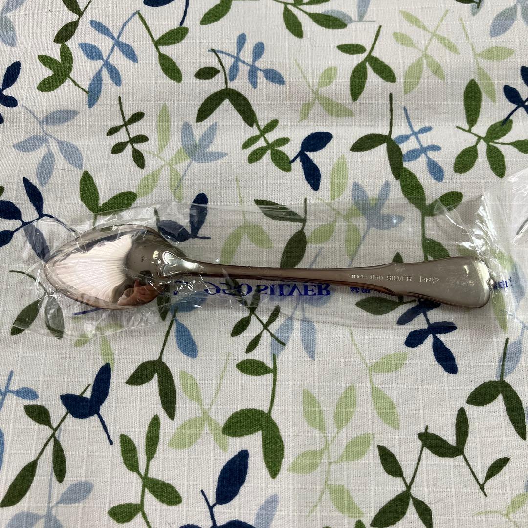 【お値下げしました】TBCL シルバースプーン5本＋シルバーポリシングクロス