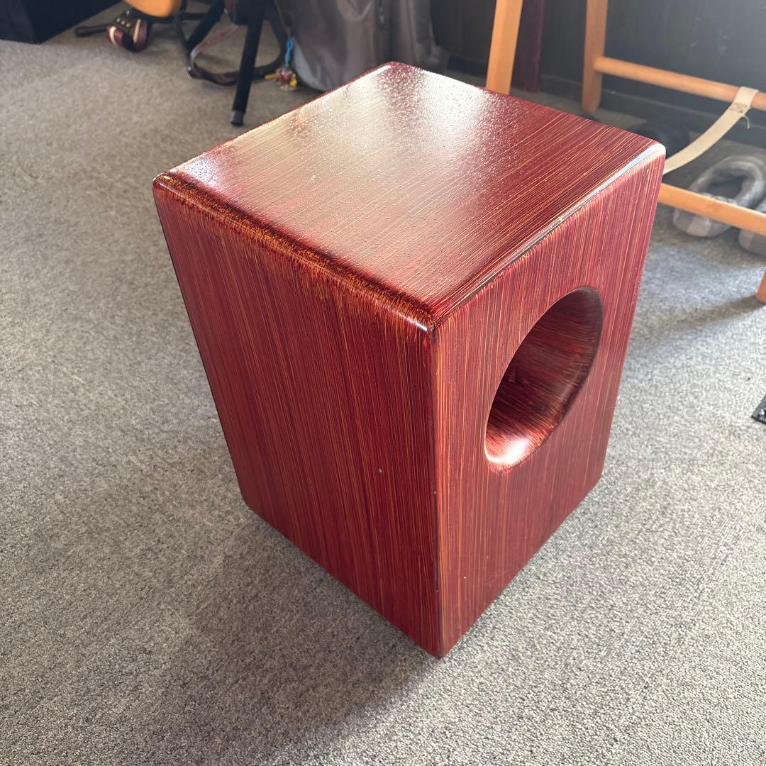 Pearl 木製カホン 赤