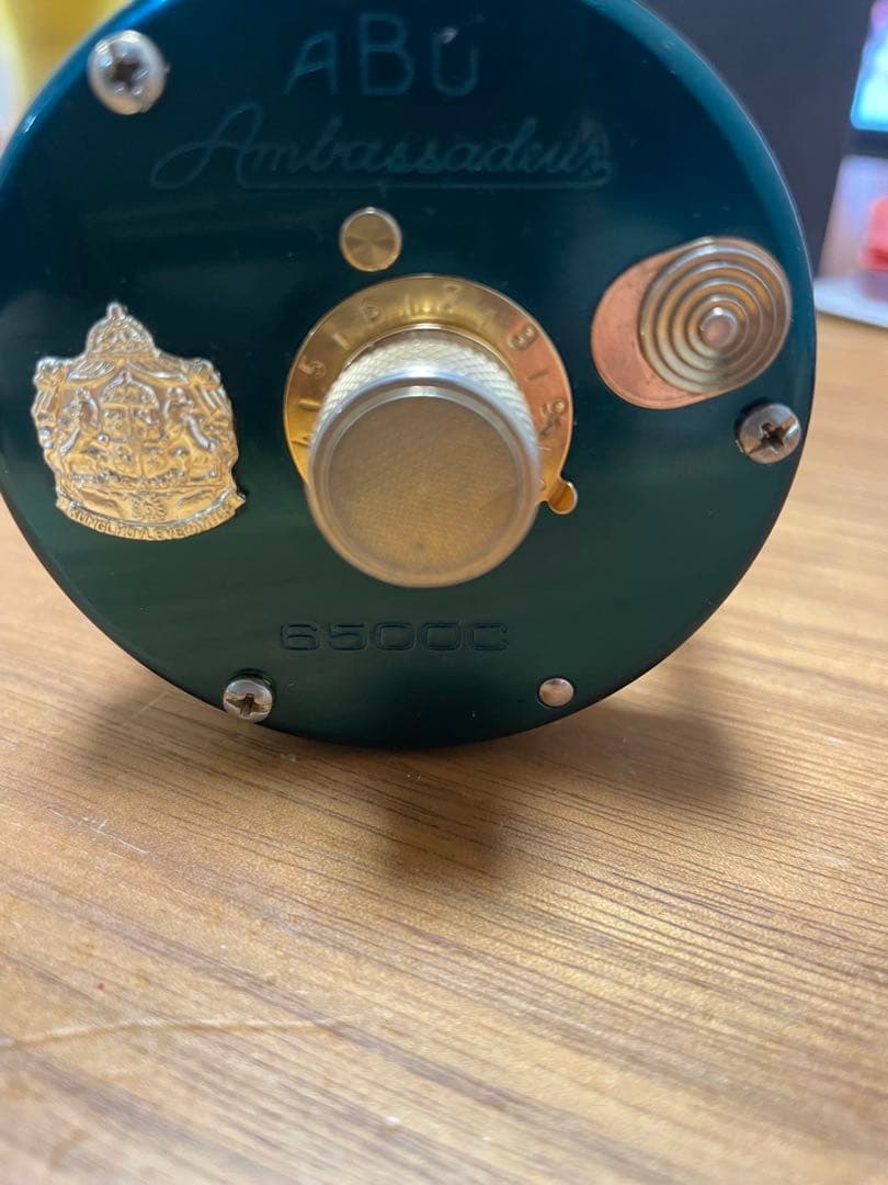 アブ　アンバサダー6500CDL ？緑＆金　限定品109/200希少　雷魚