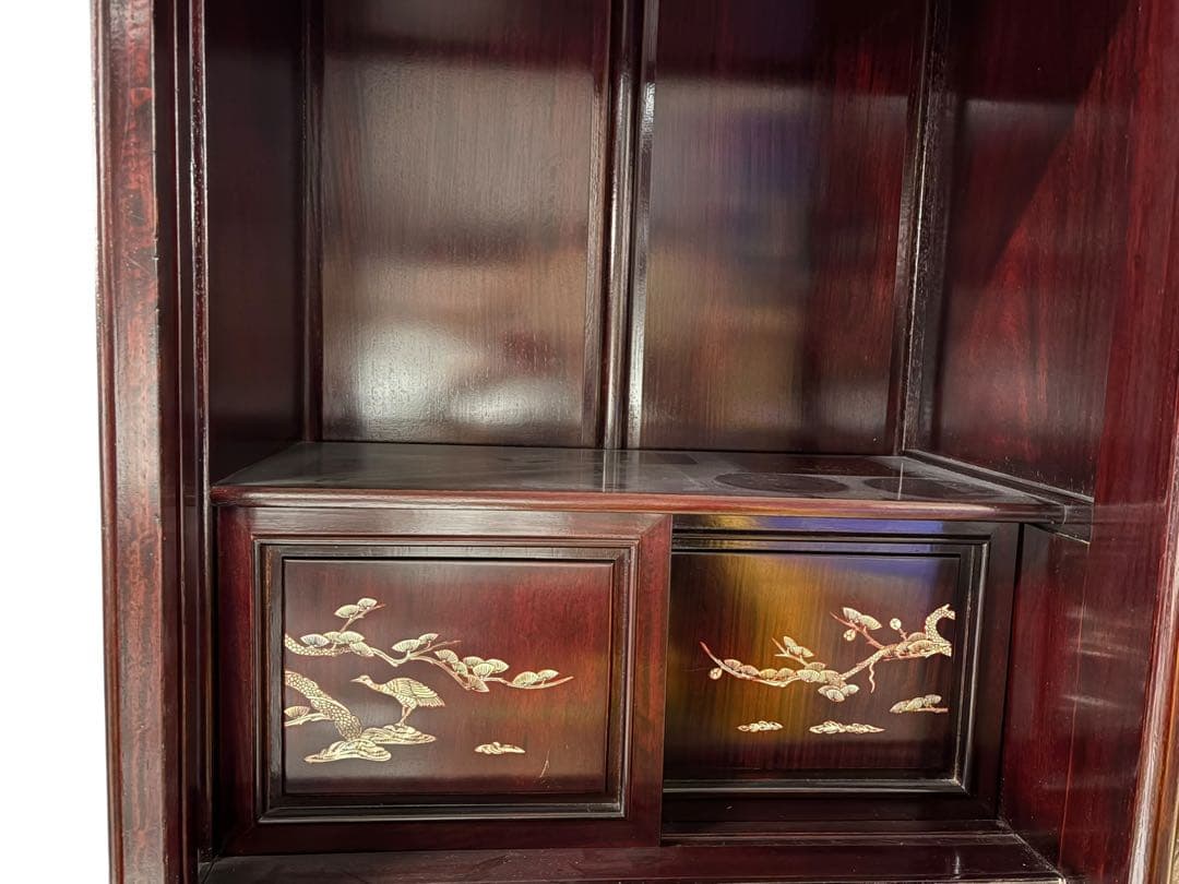 茶箪笥 アンティーク 和風 飾り棚