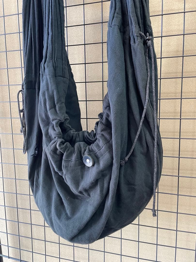 Leh レー 792 KESA BAG 袈裟バッグ ブラック コットン 日本製