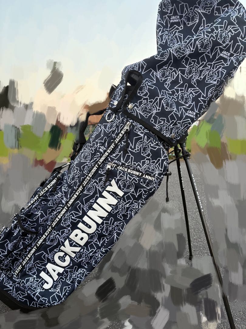 JACK BUNNY ドラえもん スタンドキャディバッグ ゴルフ コラボ レア