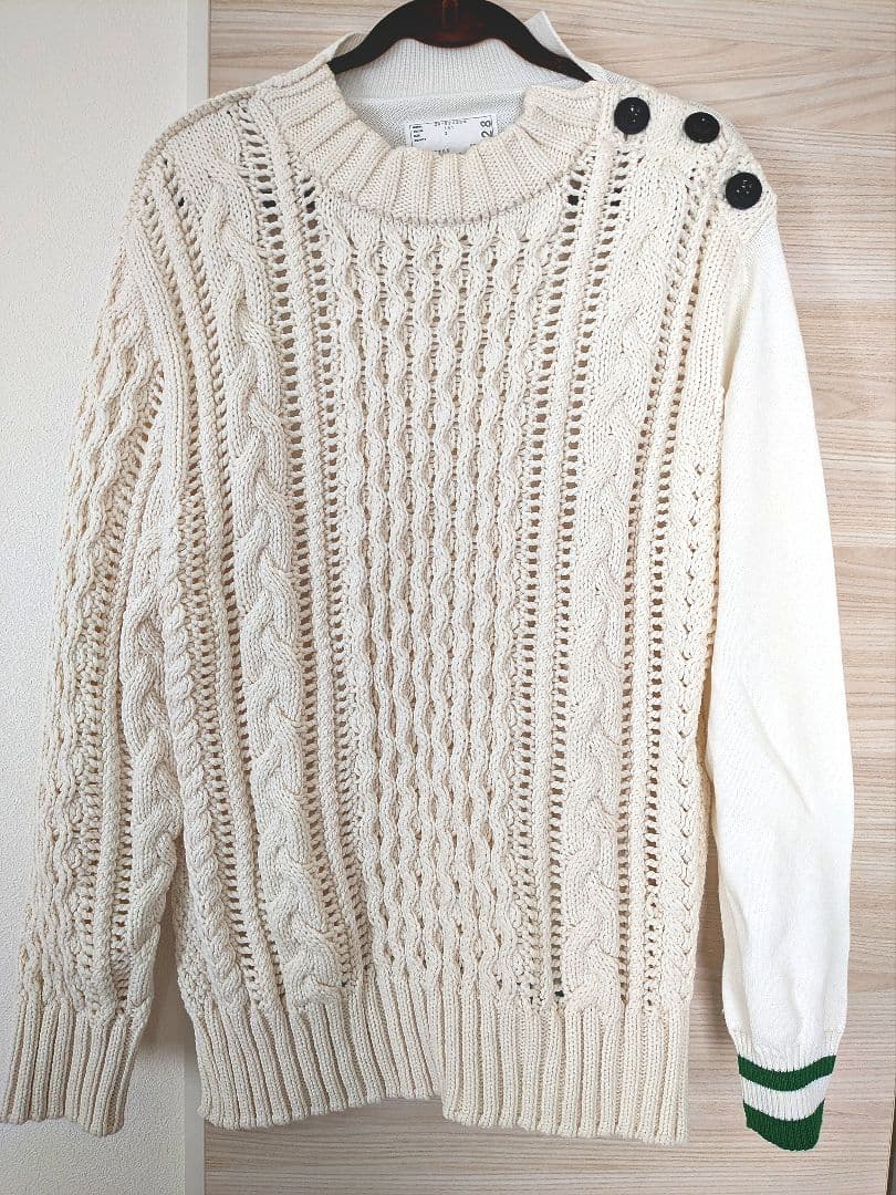 【希少_数回着用のみ_極美品】sacai サカイ ニット セーター
