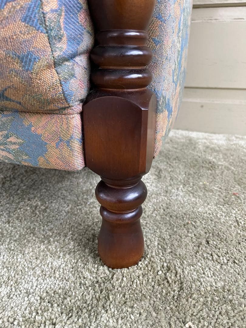 【素】karimoku カリモク コロニアル シングルソファ