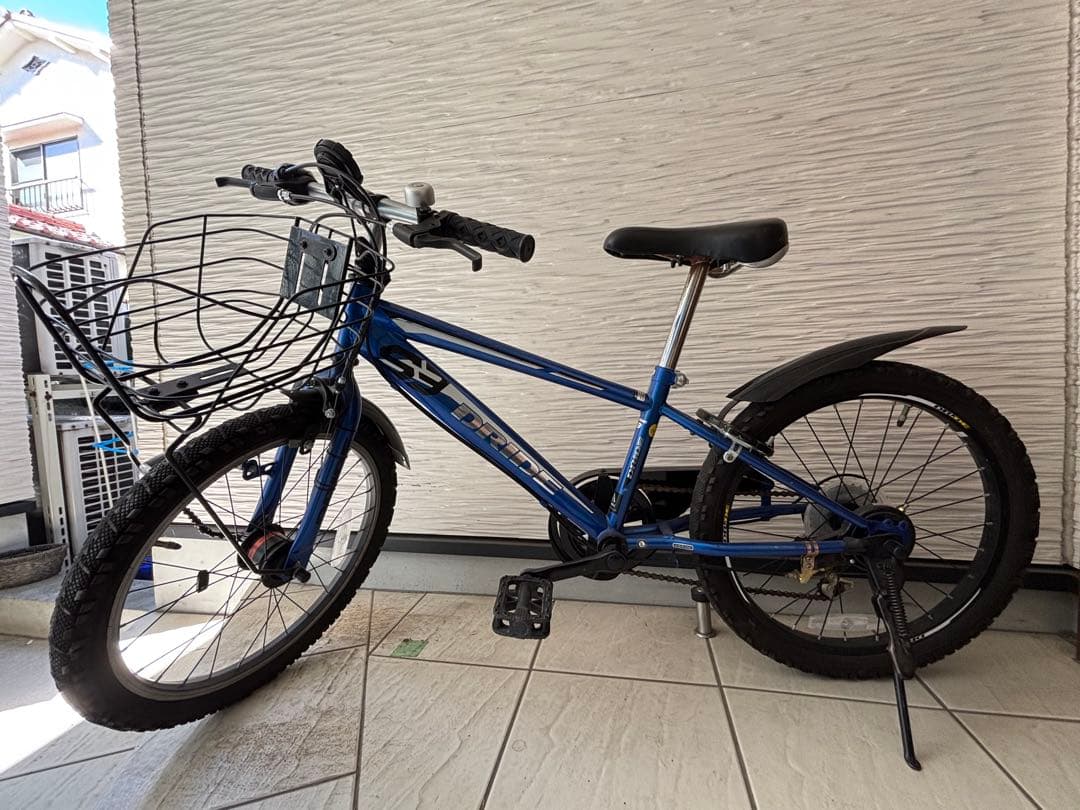 【東京東部周辺　引取り限定】子供用自転車 20インチ 青