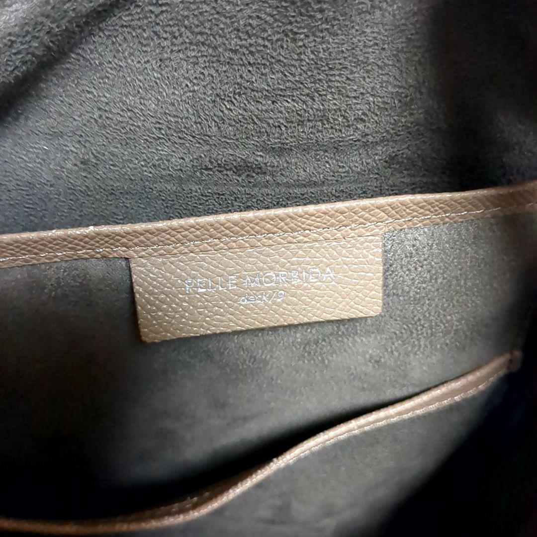 ✨ペッレモルビダ✨DECK9 ビジネスバッグ トープ 2way レザー ロゴ