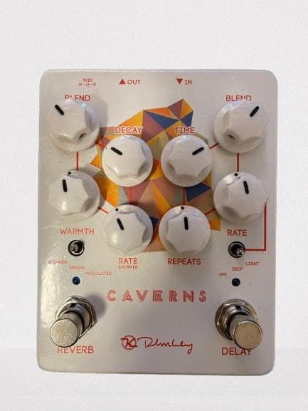 Keeley Caverns V2 リバーブ＆ディレイ パッチケーブル付属