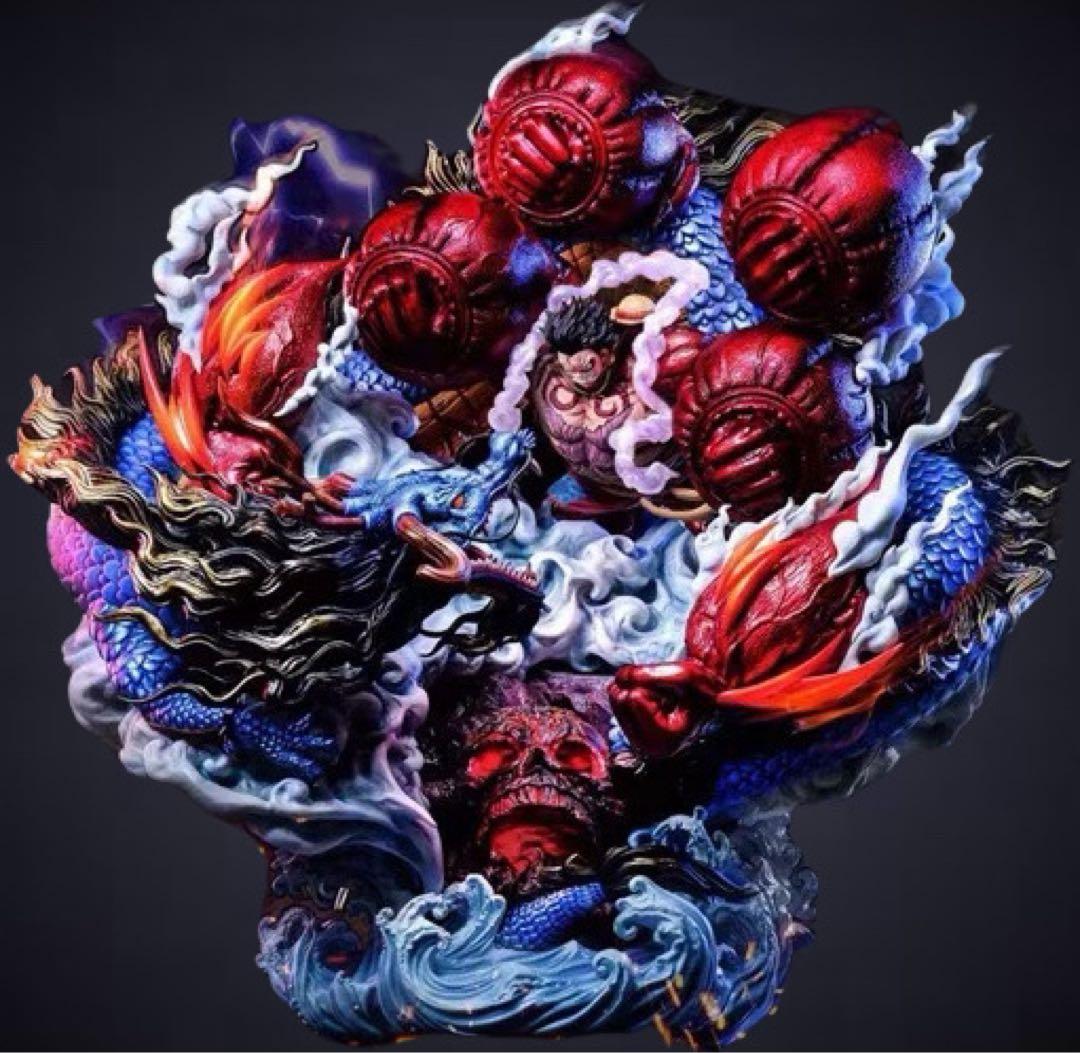 【新品】ワンピース ルフィ カイドウ ワノ国 フィギュア ガレージキット