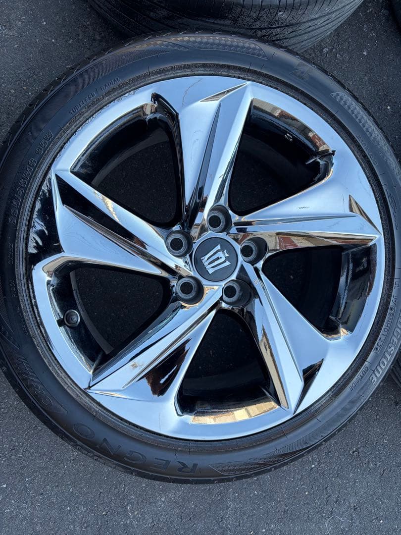 220クラウンRSホイール　スパッタリング