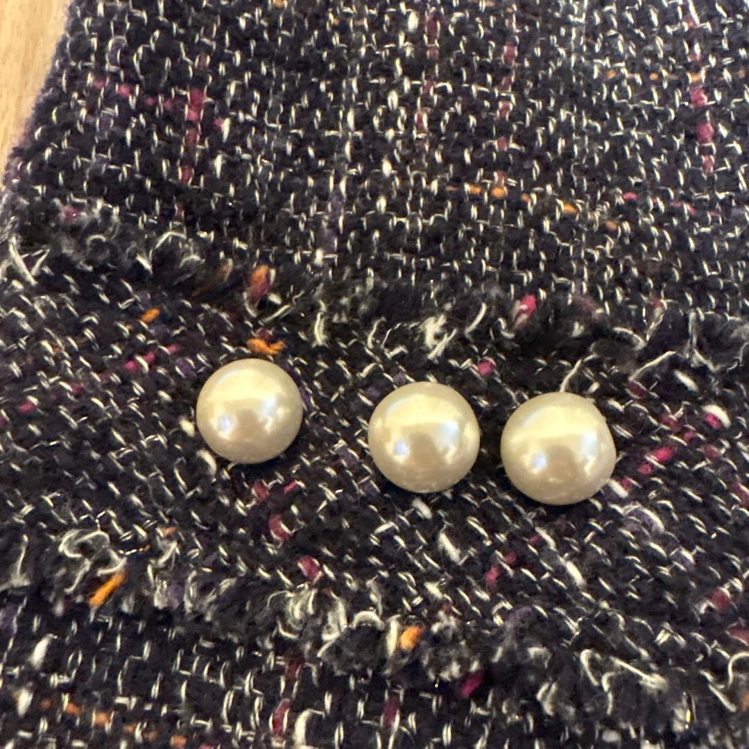 maglie le cassetto ツイードワンピース