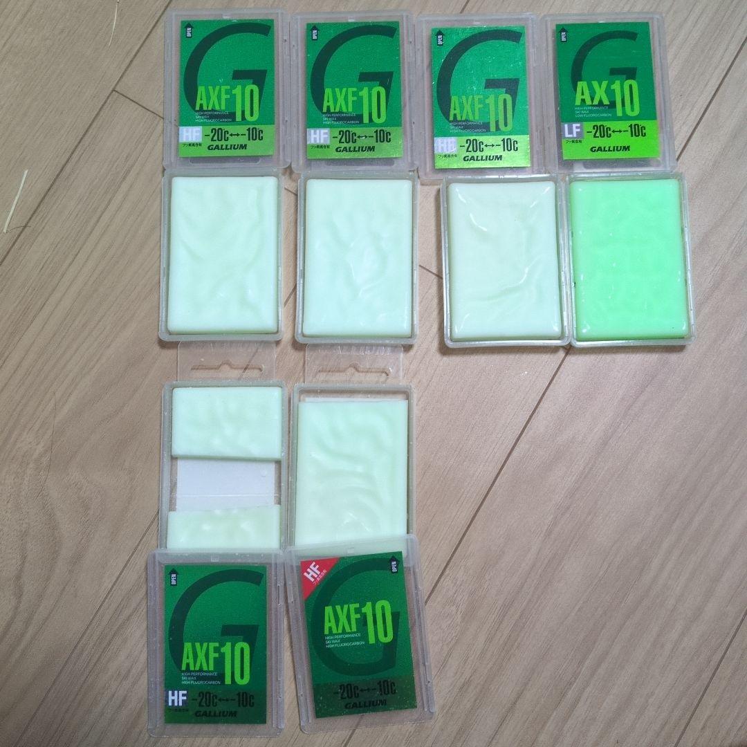 お買い得AXF10、AX10 スキー用ワックス 6個