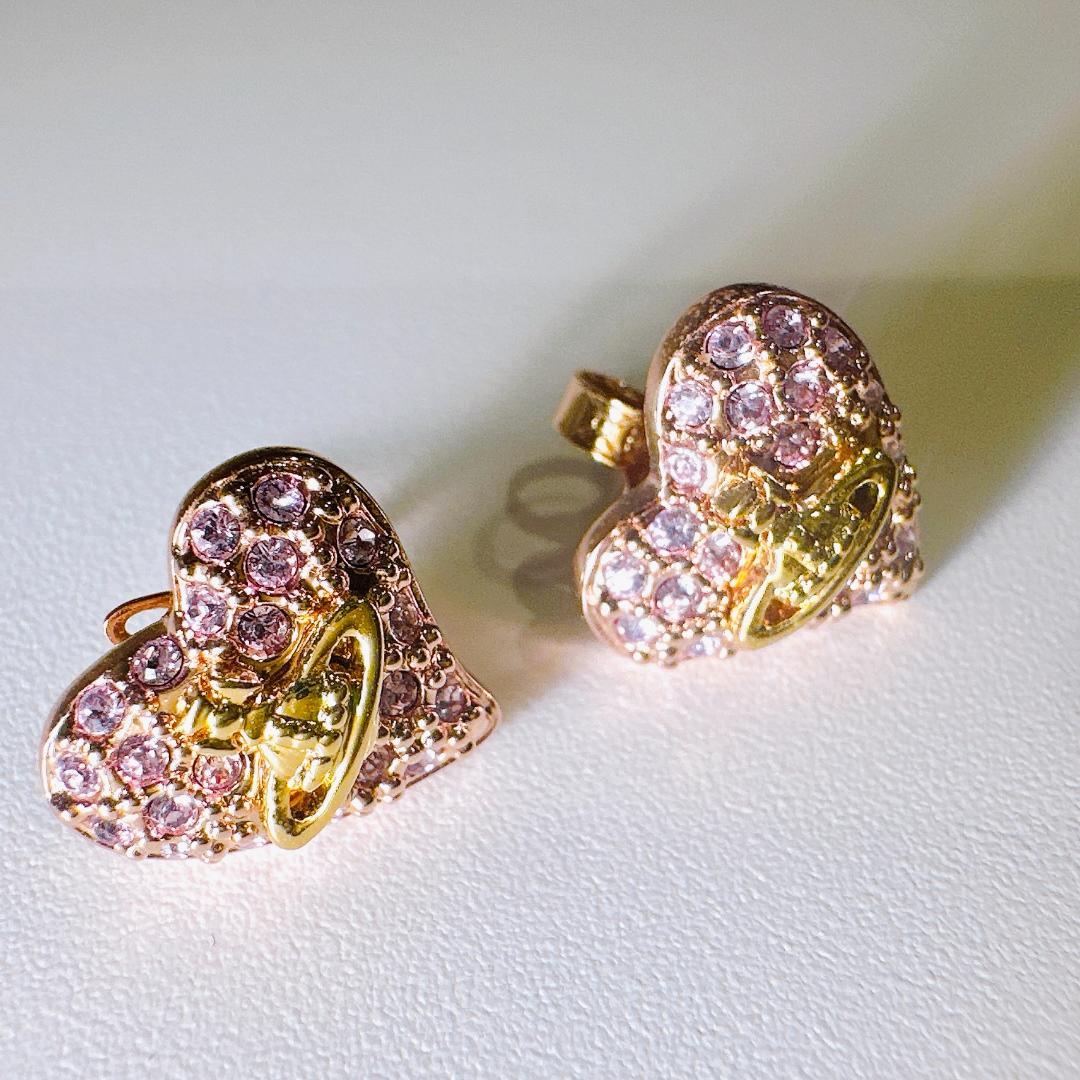Vivienne Westwood ハート型イヤリング ピアス