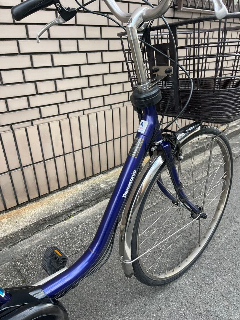 Panasonic 電動アシスト自転車 シティタイプ 紫