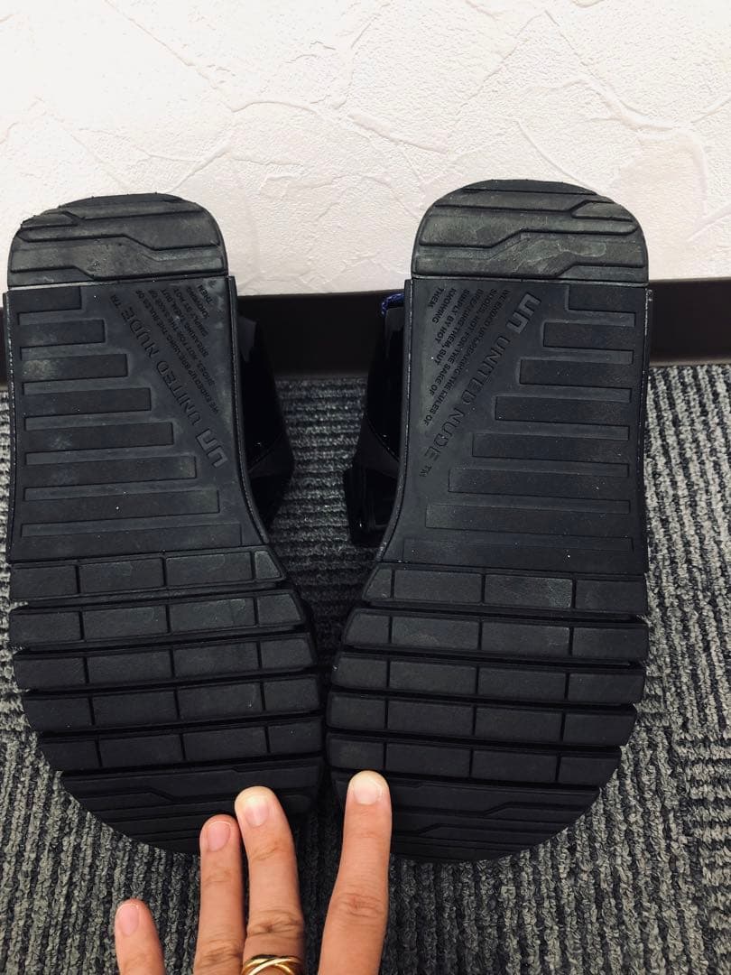 美品 UNITED NUDE ユナイテッドヌード デルタラン 厚底 サンダル